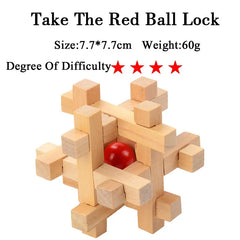 IQ 3D Wooden Brain Teaser Game