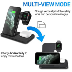 3in1 Wireless Fast Charger Dock Station - Starlight Mill971265_OUWD3KP