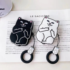 Cartoon Cat Earpods Case - Starlight Mill40131_AUQKMJT