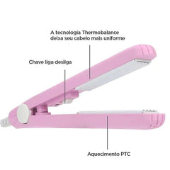 Ceramic Mini Hair Straightener - Starlight Mill979257 - PL132 pink EU - 1PC