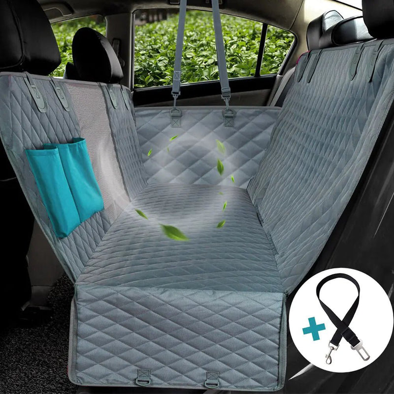 Dog Seat Cover with Mesh Visual Window - Starlight Mill1021608_GGOWJ4Q