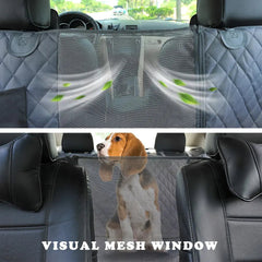 Dog Seat Cover with Mesh Visual Window - Starlight Mill1021608_GGOWJ4Q