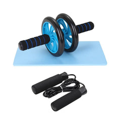 Home Fitness Set: Abdominal Wheel Roller, Push - Up Bar, and Jump Rope - Starlight Mill14303_NANNZVS