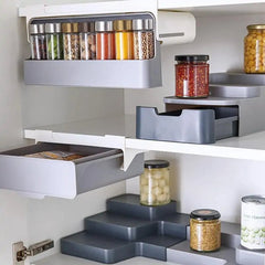 Kitchen Self - Adhesive Wall - Mounted Spice Organizer - Starlight Mill518732_2YQ2FHM