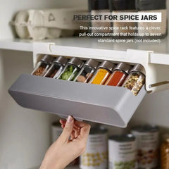 Kitchen Self - Adhesive Wall - Mounted Spice Organizer - Starlight Mill518732_2YQ2FHM