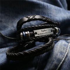 Leather Bracelets Men Bangles - Starlight Mill608272_SKHH94V