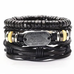 Leather Bracelets Men Bangles - Starlight Mill608272_SKHH94V