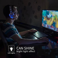 LED Light Wired Gamer Headset - Starlight Mill504368_TIH40AN