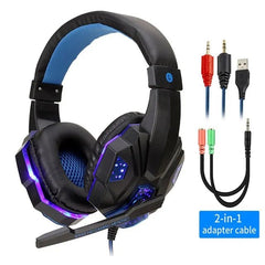 LED Light Wired Gamer Headset - Starlight Mill504368_TIH40AN