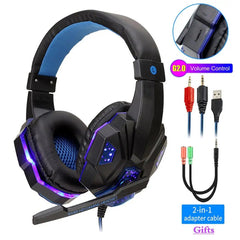 LED Light Wired Gamer Headset - Starlight Mill504368_TIH40AN