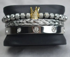 Roman Royal Charm Men Bracelets Stainless Steel - Starlight Mill678258_XO9M6LP