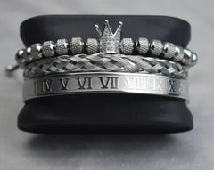 Roman Royal Charm Men Bracelets Stainless Steel - Starlight Mill678258_7HFZQTG