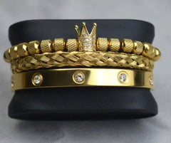 Roman Royal Charm Men Bracelets Stainless Steel - Starlight Mill678258_DBN4ELE