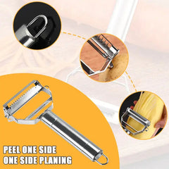 Stainless Steel Vegetable Peeler - Starlight Mill14:200006151#2 in 1 (1pcs)