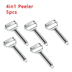 Stainless Steel Vegetable Peeler - Starlight Mill14:200006156#4 in 1 (5pcs)