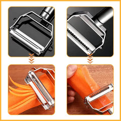 Stainless Steel Vegetable Peeler - Starlight Mill14:200006151#2 in 1 (1pcs)