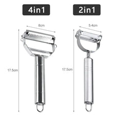 Stainless Steel Vegetable Peeler - Starlight Mill14:200006151#2 in 1 (1pcs)