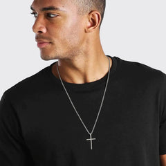 Vnox Mens Cross Necklaces - Starlight Mill928818_RN468MZ