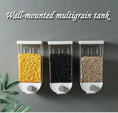 Wall - Mounted Kitchen Multi - Grain Sealed Jars - Starlight Mill459719_MEACR8B